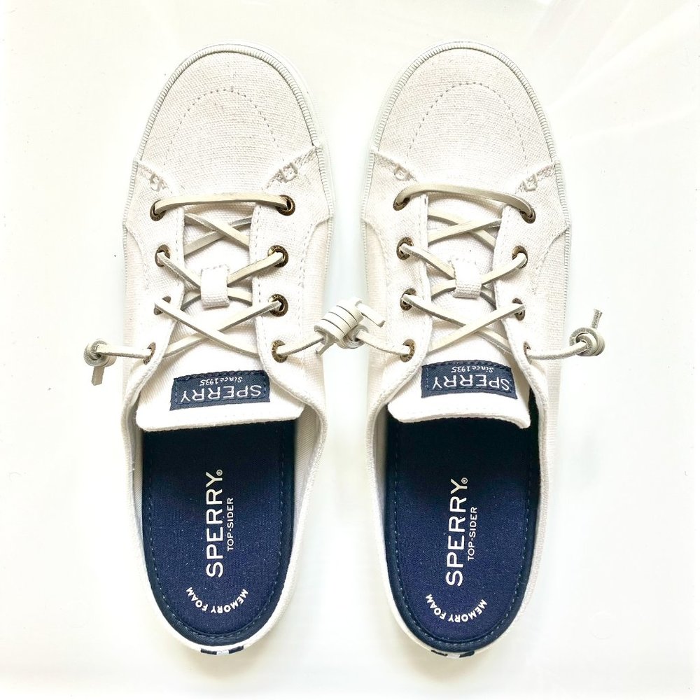 Sperry Women’s Crest Vibe Mule Sneaker - White